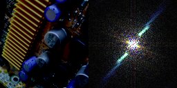 Image with its DC component removed